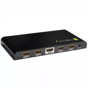 HDMI Video Splitter TECHLY 306653 — 1x HDMI in to 4x HDMI out, HDMI 1.4, up to 4096x2160, 36-bit colour, HDCP 1.3