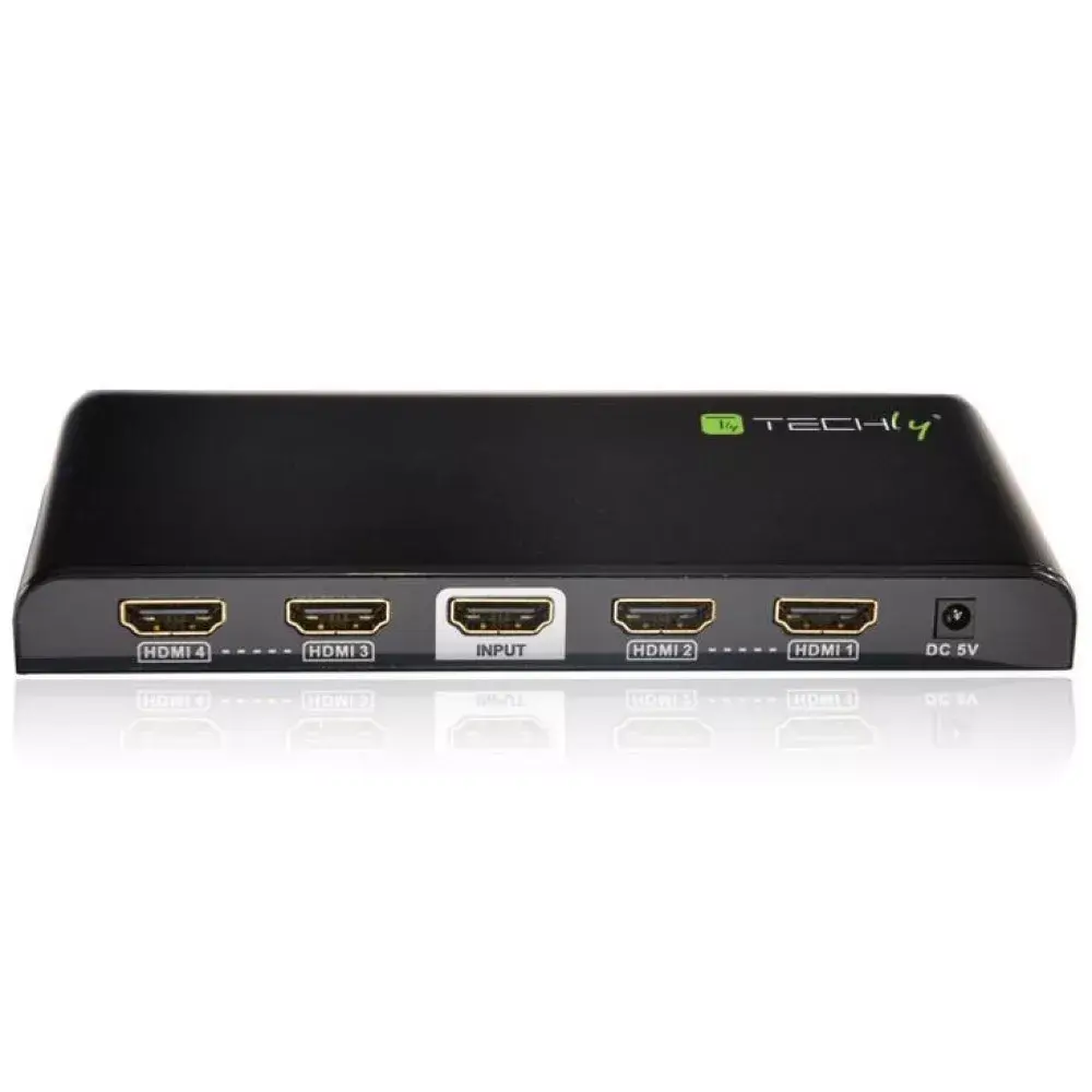 HDMI Splitter Techly 2.0 4K UHD 3D 4-way Photo 3