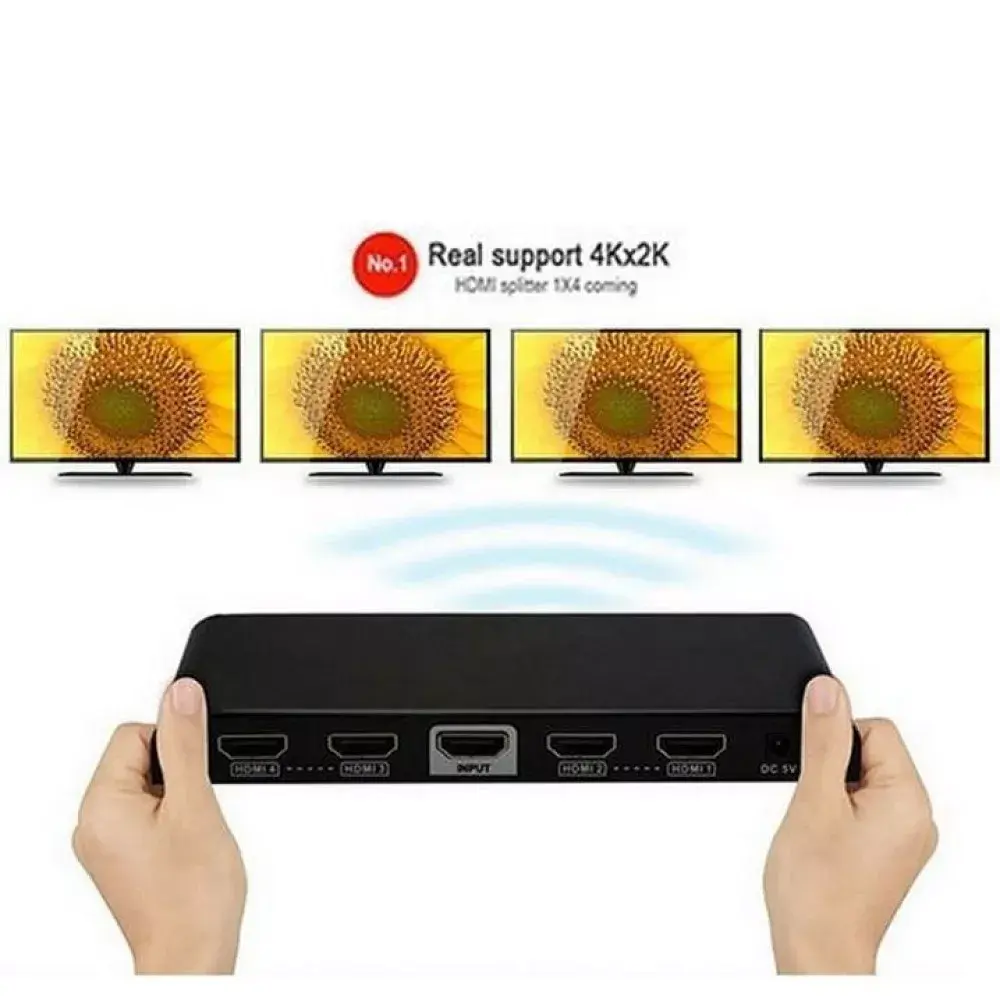 HDMI Splitter Techly 2.0 4K UHD 3D 4-way Photo 9