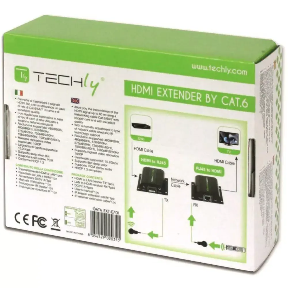 AV-передатчик и приёмник TECHLY EXT-E70I Photo 8