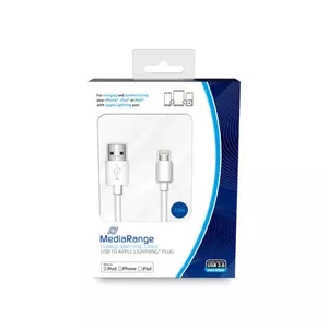 Кабель Lightning MediaRange MRCS178 1м Белый