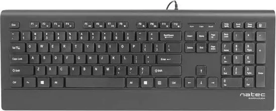 NATEC BARRACUDA NKL-0876 wired USB full-size keyboard Photo 7
