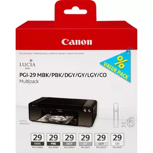 Картридж Canon PGI-29 MBK/PBK/DGY/GY/LGY/CO Multi pack
