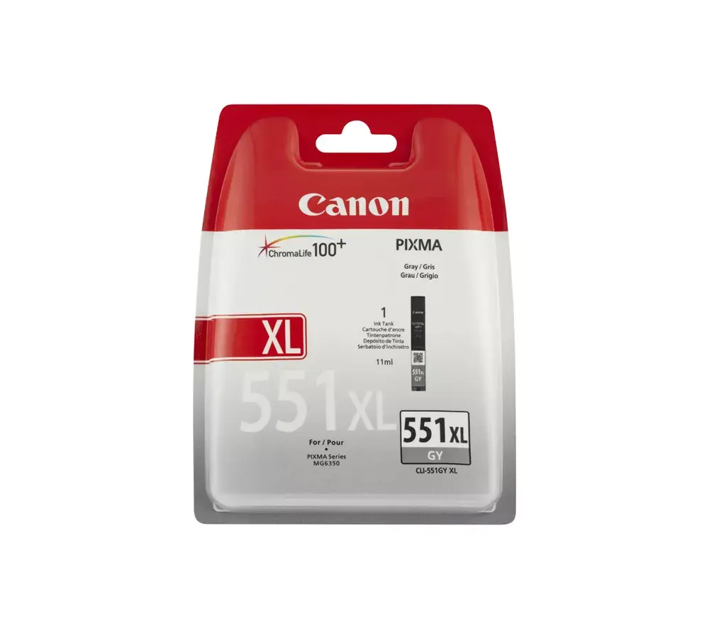 Canon CLI-551XL Pelēka Oriģinālā Lielas Ietilpības