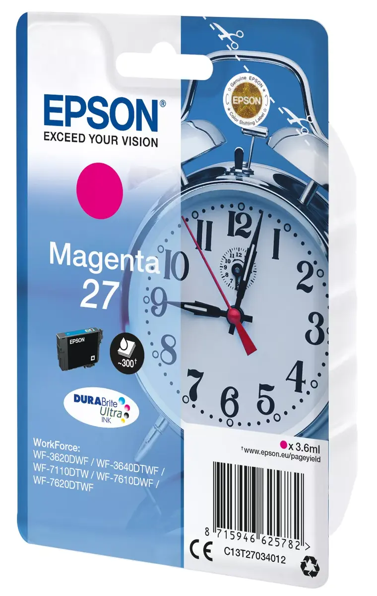 Cartridge Epson 27 Magenta Photo 2