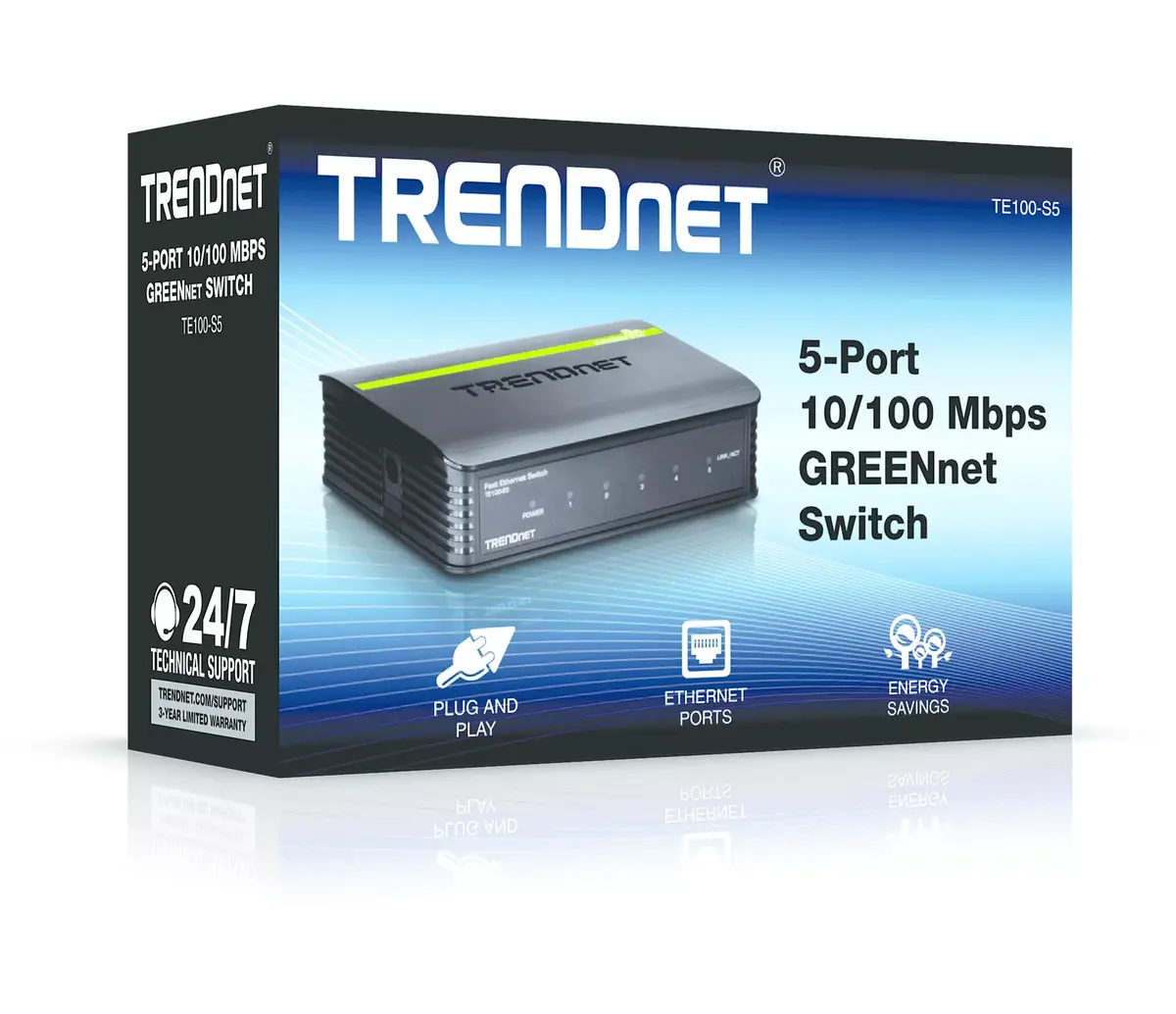Unmanaged Switch Trendnet TE100-S5 Photo 4