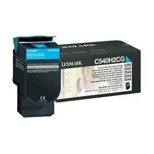 Тонер-картридж Lexmark C540H2CG Cyan, оригинальный, для лазерной печати, ресурс 2000 стр., 1 шт.