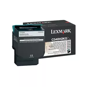 Тонер-картридж Lexmark C540H2KG Black, оригинальный, лазерный, ресурс 2500 стр., 1 шт.