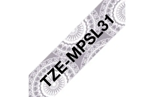 Маркировочная лента Brother TZE-MPSL31 Черный на
