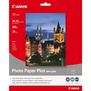 Foto papīrs, Canon, SG-201 Pusspīdīgs 8x10" - 20 lapas