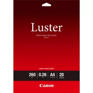 Photo Paper, Canon, LU-101 Luster Photo Paper Pro A4 - 20 Sheets