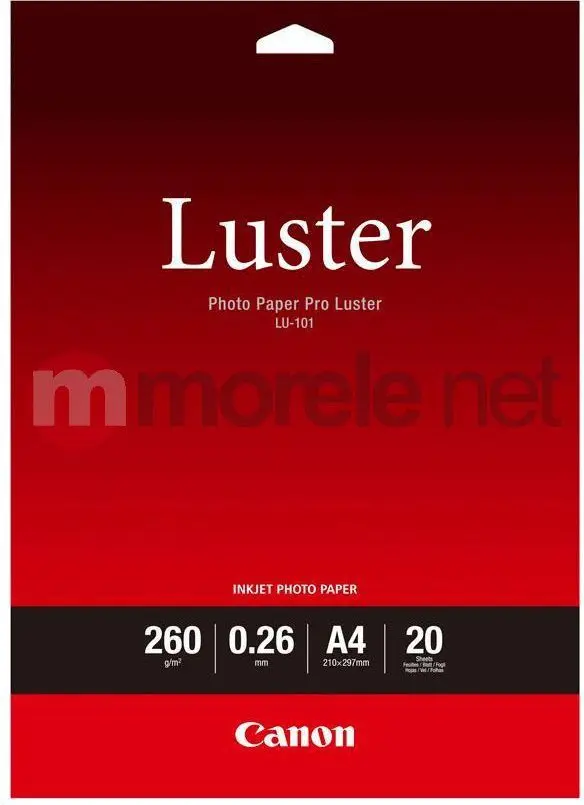 Фотобумага, Canon, LU-101 Luster Photo Paper Pro A4 Photo 2