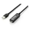 USB 2.0 Type A aktīvais pagarināšanas kabelis Equip 15m Photo 2