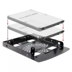 Mounting Kit DeLOCK 18198 Black