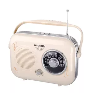 Hyundai PR 100 B radio Pārnesams Analogais Bēšs, Krēms