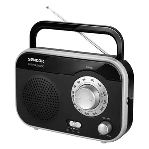 Personal Radio SENCOR SRD 210 BS — AM/FM, 1W RMS, 3" Speaker, Telescopic Antenna, AC/DC (230V / 4.5V)