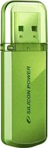 USB flash drive Silicon Power Helios 101 — 8 GB, USB 2.0, Type-A, green, cap design
