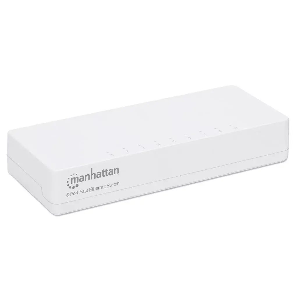 Unmanaged Switch Manhattan 8-Port Fast Ethernet Switch Photo 2
