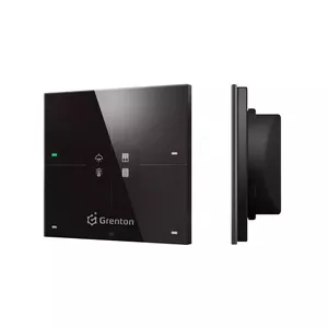 Sienas vadības panelis Grenton Smart Panel SPS-204-T-01 ar 4 skārienzonām un OLED ekrānu