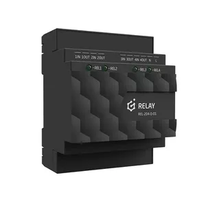 Relay output module Grenton REL-204-D-01 with 4 relay outputs for DIN rail mounting