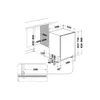 WHIRLPOOL WIC 3C26 F частично встраиваемая ПММ Photo 13