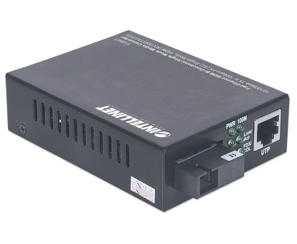 Mediju konvertētājs Intellinet Fast Ethernet WDM divvirzienu Photo 2