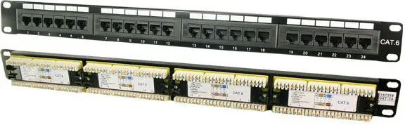LogiLink NP0004 19" CAT6 24-Port Patch Panel Photo 2