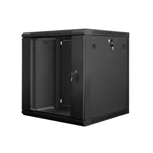 Настенный шкаф LANBERG WF01-6612-10B 12U 19" 600×640×600 мм IP20 чёрный