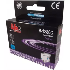 Ink Cartridge UPrint Brother LC1280XLC Cyan
