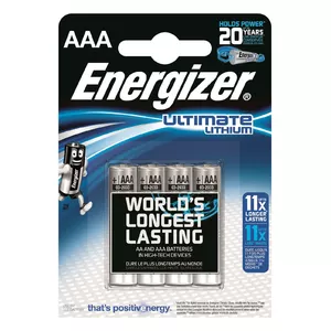 Одноразовая батарея Energizer ENLITHIUMAAAP4