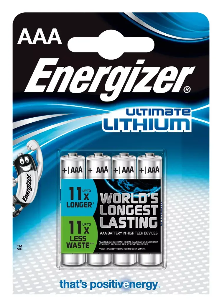 Vienreizējās lietošanas akumulators Energizer ENLITHIUMAAAP4 Photo 3