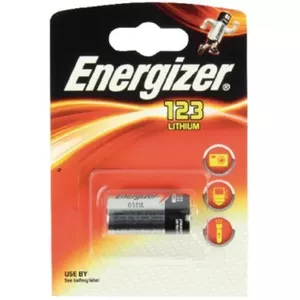 Vienreizējā baterija Energizer CR123 Lithium