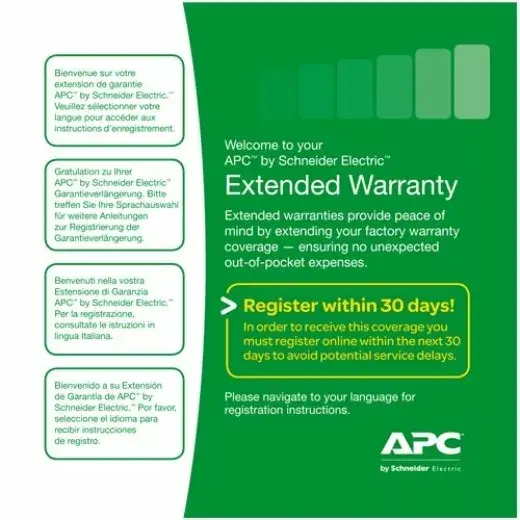APC WEXWAR1Y-AC-04 1-year warranty extension Photo 3