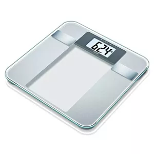 Beurer, up to 150 kg, clear - Glass diagnostic scale