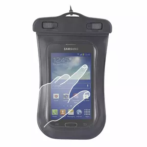 Водонепроницаемый чехол для смартфона GreenGo GSM008610 для экранов 4,5–5,0", размер 162×100 мм, черный