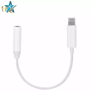 Austiņas HQ Adapter Lightning to 3.5mm Audio Headphone Jack Adapter A1749
