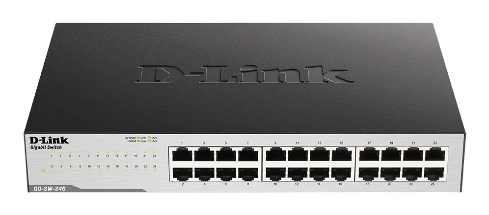 D-Link GO-SW-24G nepārvaldāms L2 Gigabit Ethernet