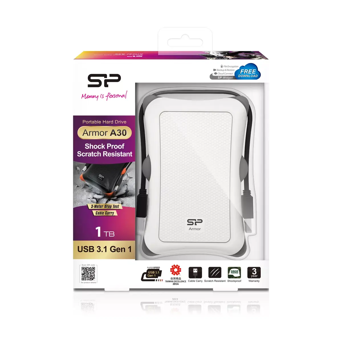 Внешний жесткий диск Silicon Power 1TB Armor A30 Photo 5