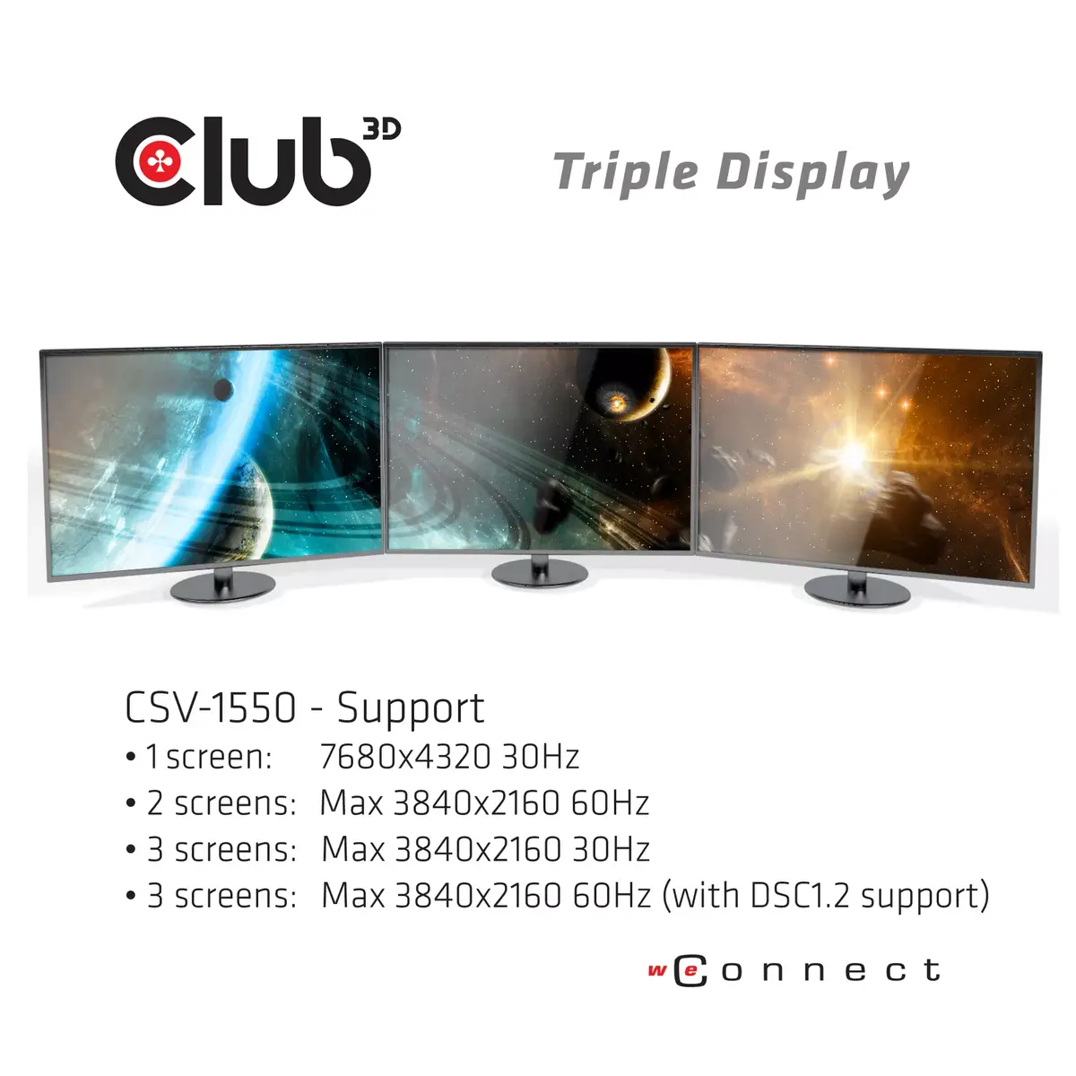 USB Type C 3.2 Gen 1 MST centrmezgls CLUB3D CSV-1550 Photo 8