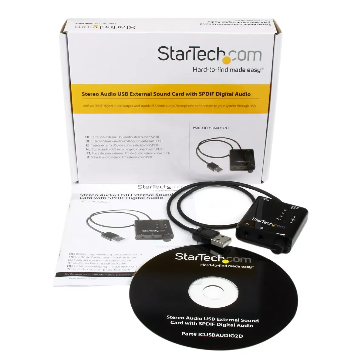 USB stereo audio adapteris StarTech ICUSBAUDIO2D Photo 5