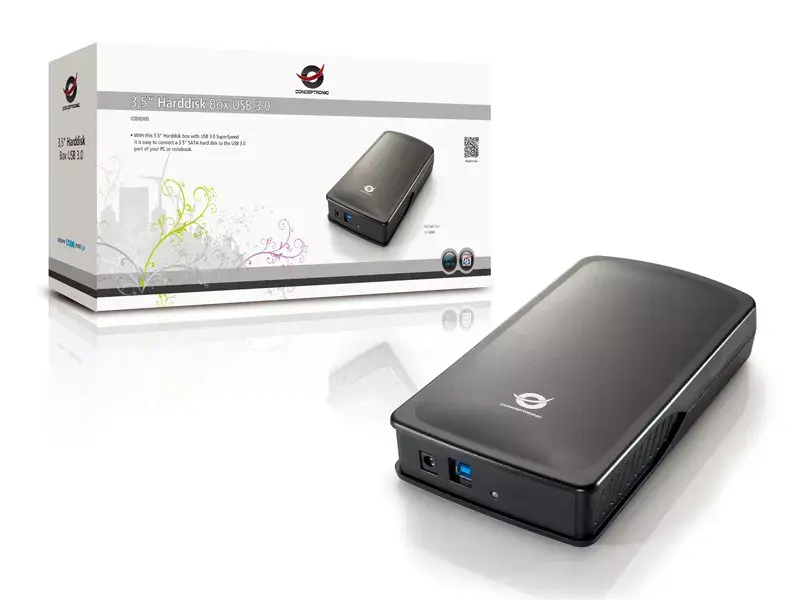 HDD korpuss Conceptronic 3.5" Hard Disk Box USB 3.0 Photo 5