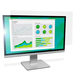 3M Anti-Glare Filter AG240W9B for 24-inch 16:9 Monitors with Scratch-Resistant Transparent Screen Protection and Raised Bezel Compatibility