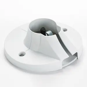 Chief CPA116W Pin Connection Flat Ceiling Plate for Projector Mounts in White with 34.02 kg Capacity
