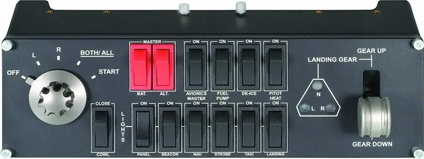 Flight Sim Panel Logitech G G Saitek Pro Flight Switch Panel Photo 2