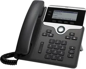 IP телефон Cisco 7821 черный серебристый 2 линии