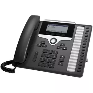IP телефон Cisco 7861 черный серебристый 16 линий LCD