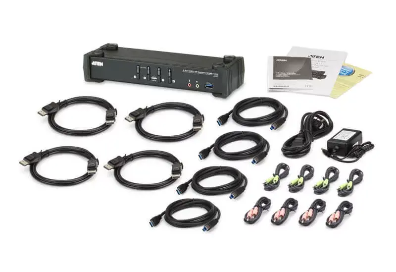 KVM переключатель ATEN 4-Port USB 3.1 Gen 1 4K DisplayPort 1.2 Photo 4