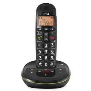 Doro PhoneEasy 105wr DECT telefons Zvanītāja ID Melns