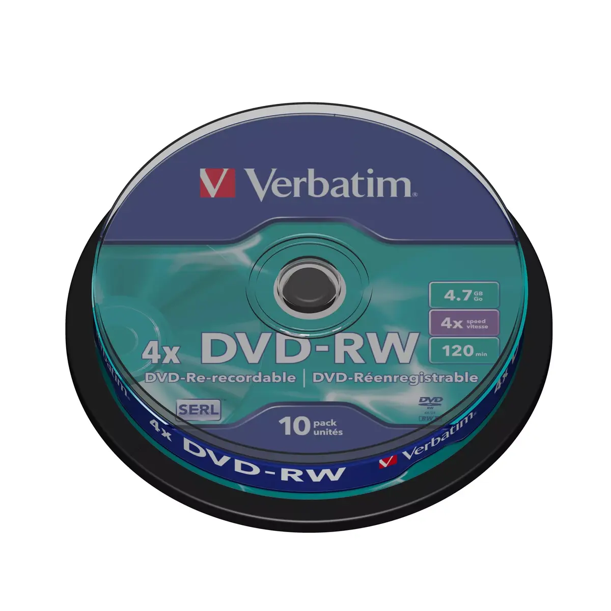 DVD-RW Verbatim DVDVER00072B Photo 3