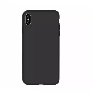 Protective silicone case Devia for iPhone XS Max (6.5", black)